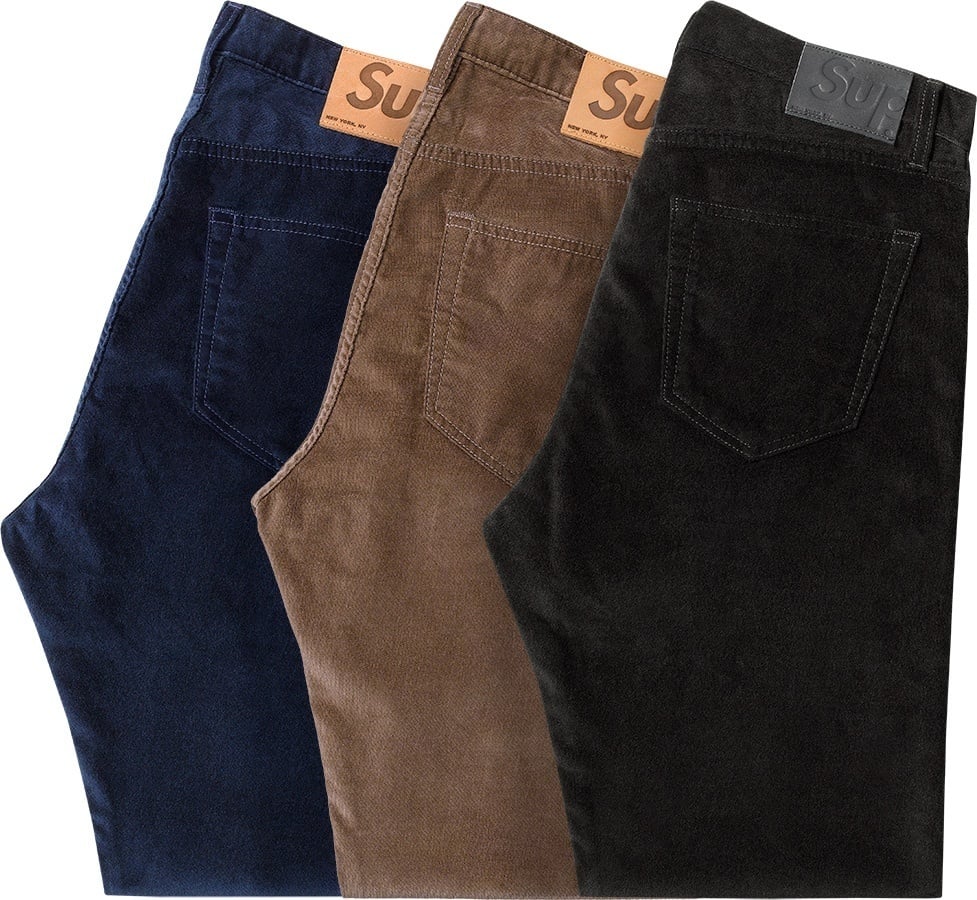 No Wale Corduroy Slim Jean